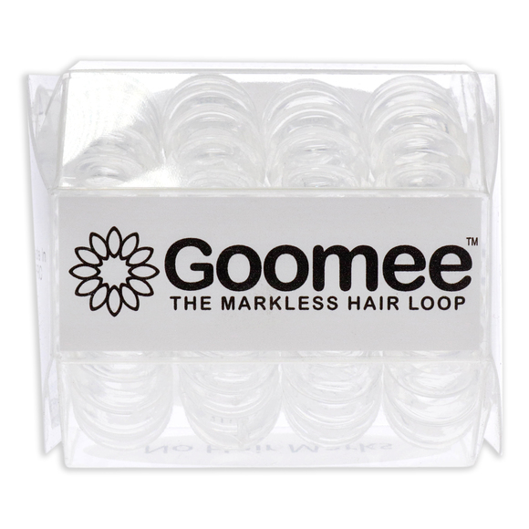 The Markless Hair Loop Set - Diamond Clear by Goomee for Women - 4 Pc Hair Tie - Picture 3 of 3